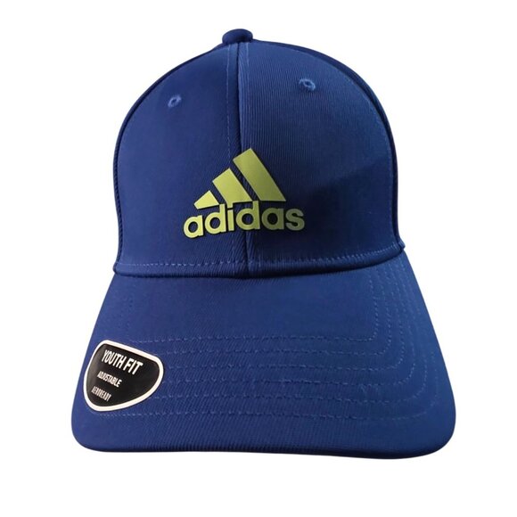 Adidas Youth Blue Baseball Adjustable Hat - Picture 1 of 7
